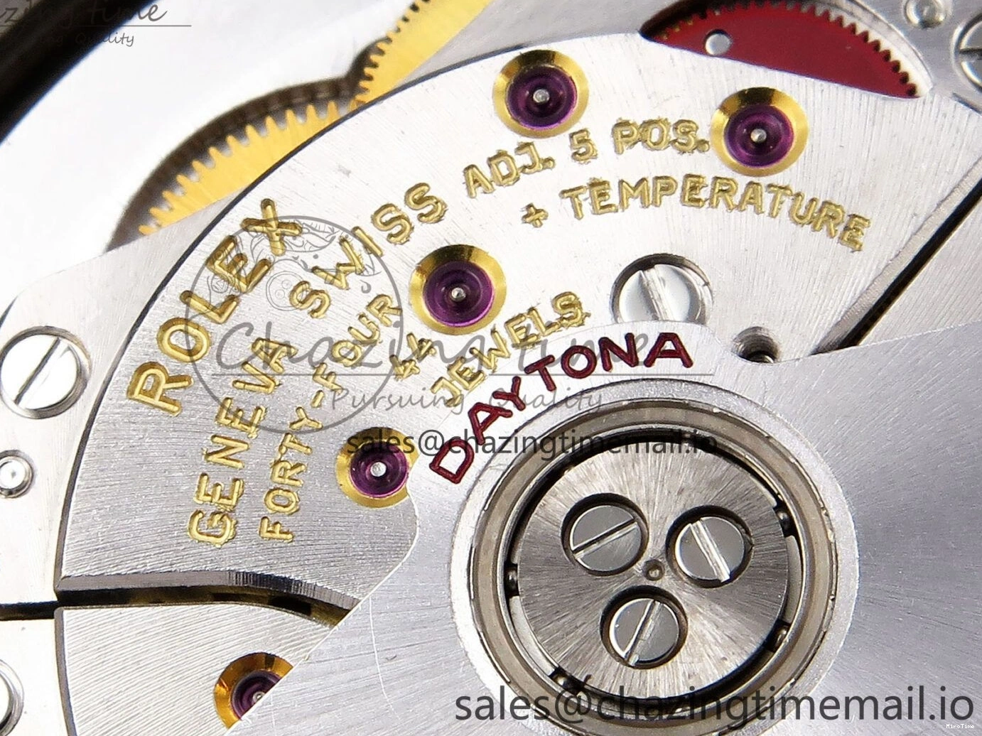 MiroTime 0216 Daytona 116506 Clean 1:1 Best Edition Ice Blue Dial Arabic Markers on SS Bracelet SA4130 V EasyCare 1344